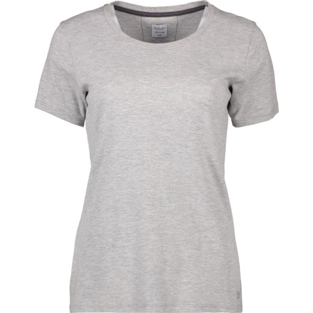 Seven Seas Interlock T-shirt S630 dame, rund hals, lys grå, 3XL