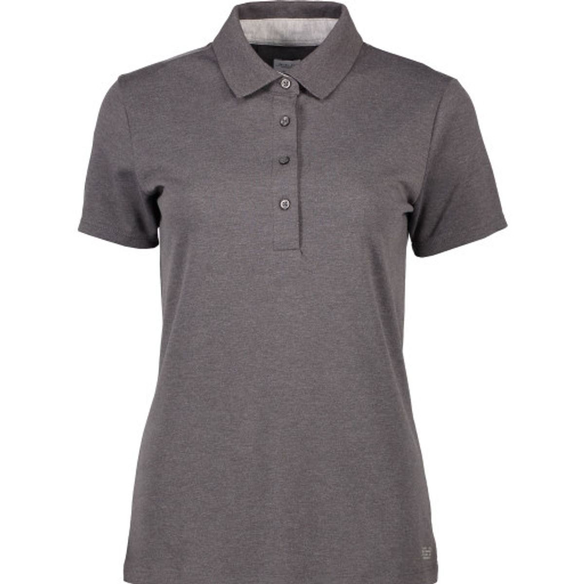 Seven Seas Interlock Polo shirt S610, dame model, mørk grå, 3XL