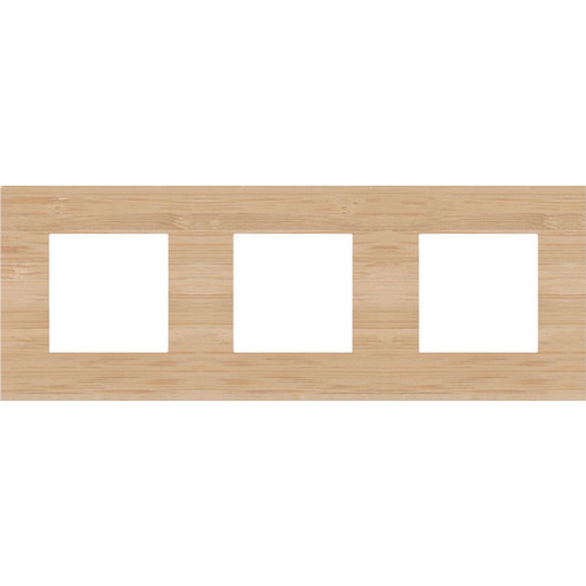 Ramme 3-modul, Pure, bamboo