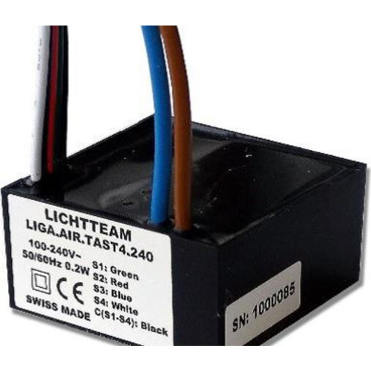 Casambi LIGA.AIR:TAST4.240 110-240V, 4-Tast input modul