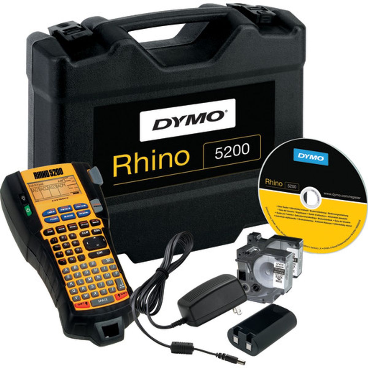 DYMO® Rhino Labelprinter 5200 Pro, kuffertsæt