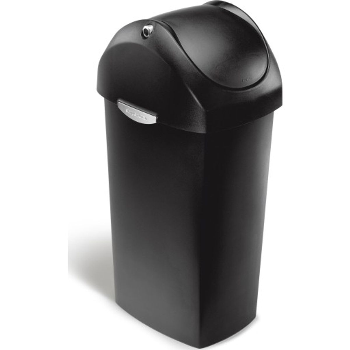 Simplehuman affaldsspand, 60 liter, sort plastik