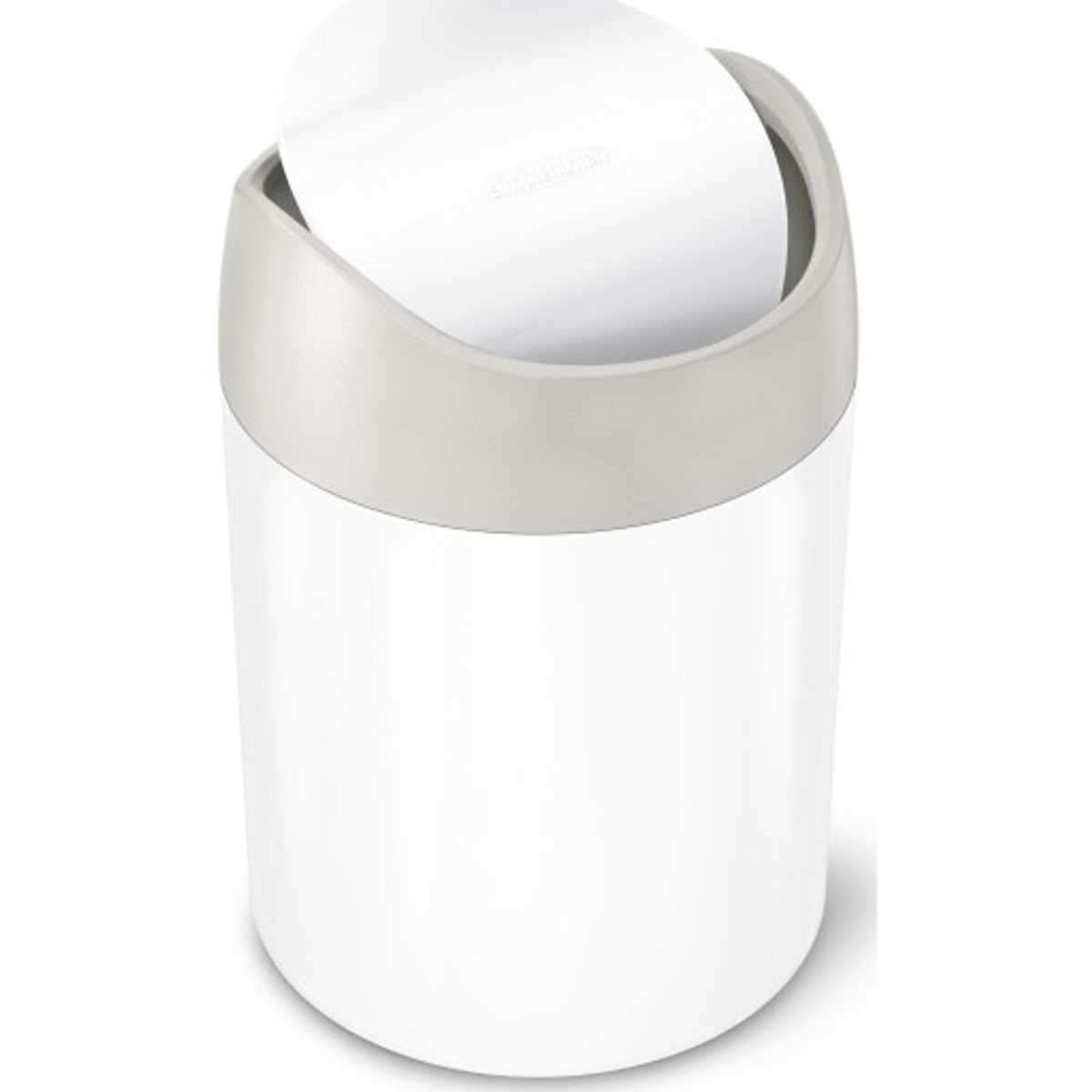 Simplehuman toiletspand, 1,5 liter, hvid