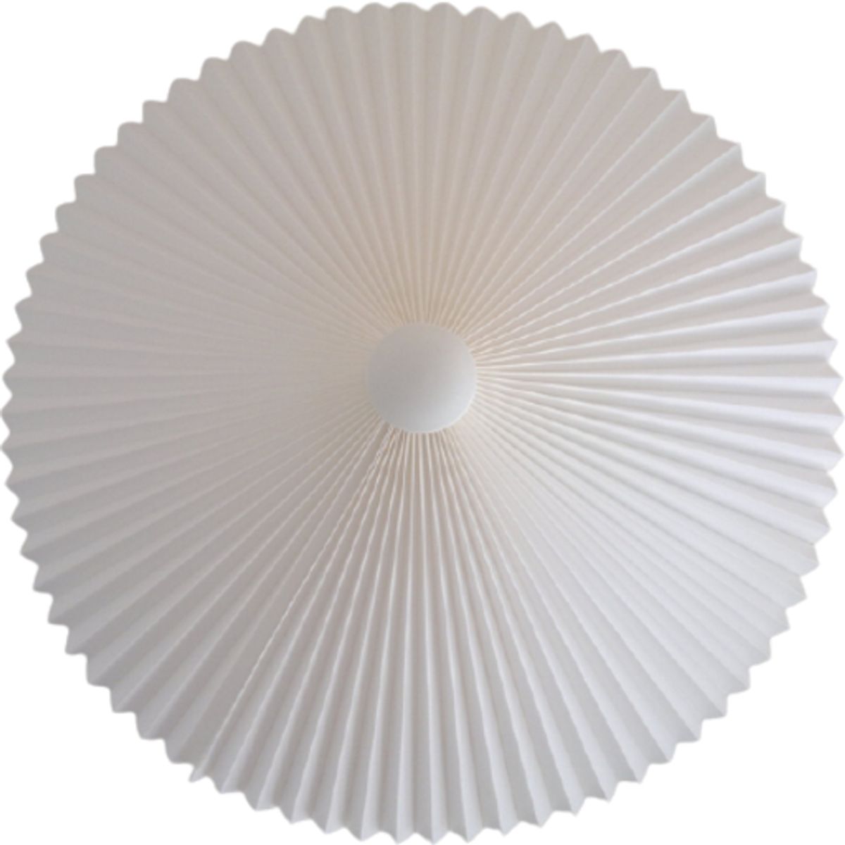 Plisse plafond/væglampe, Ø32 cm