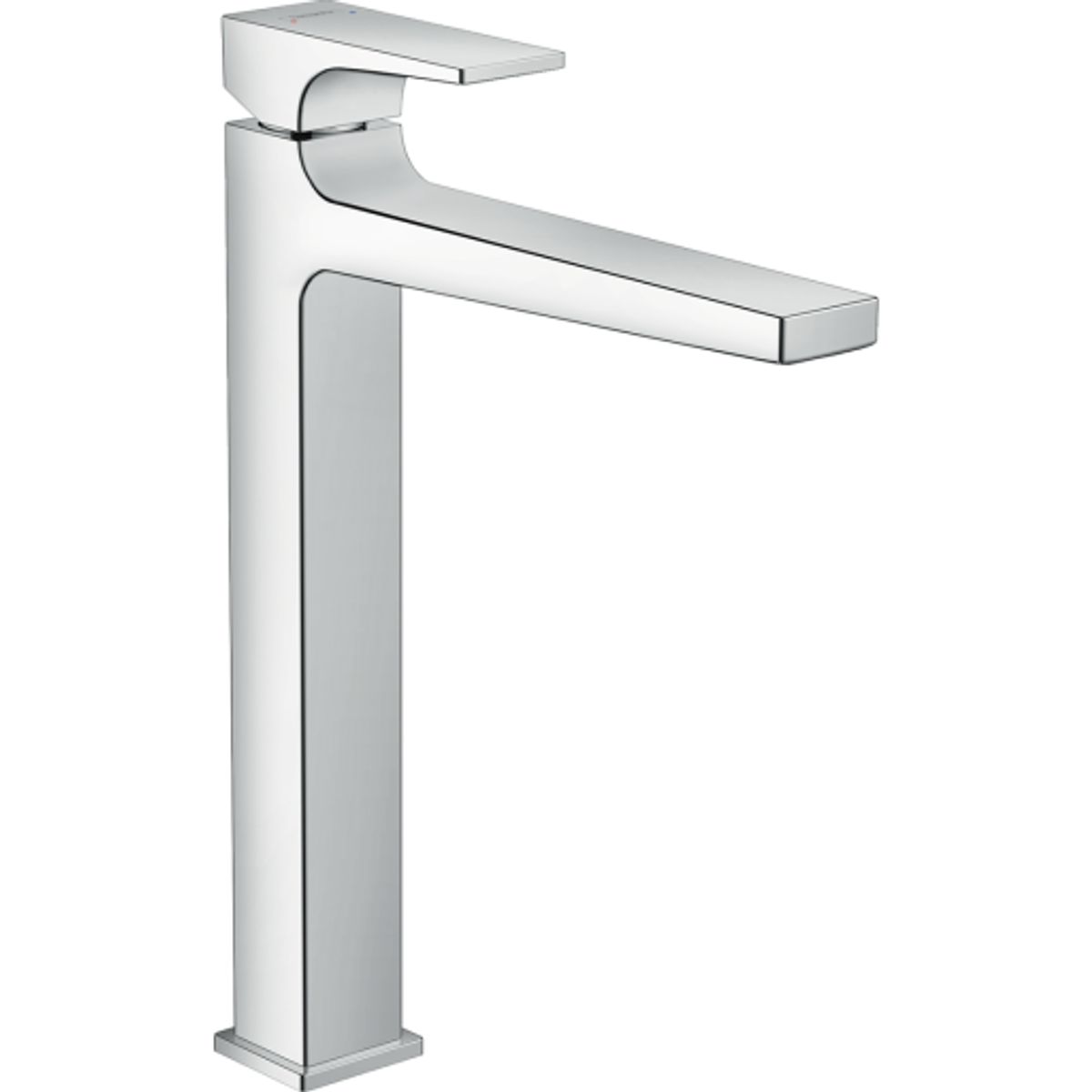 HANSGROHE etgrebsbatteri 204mm tud 1hul t/hv m/push-open chrome