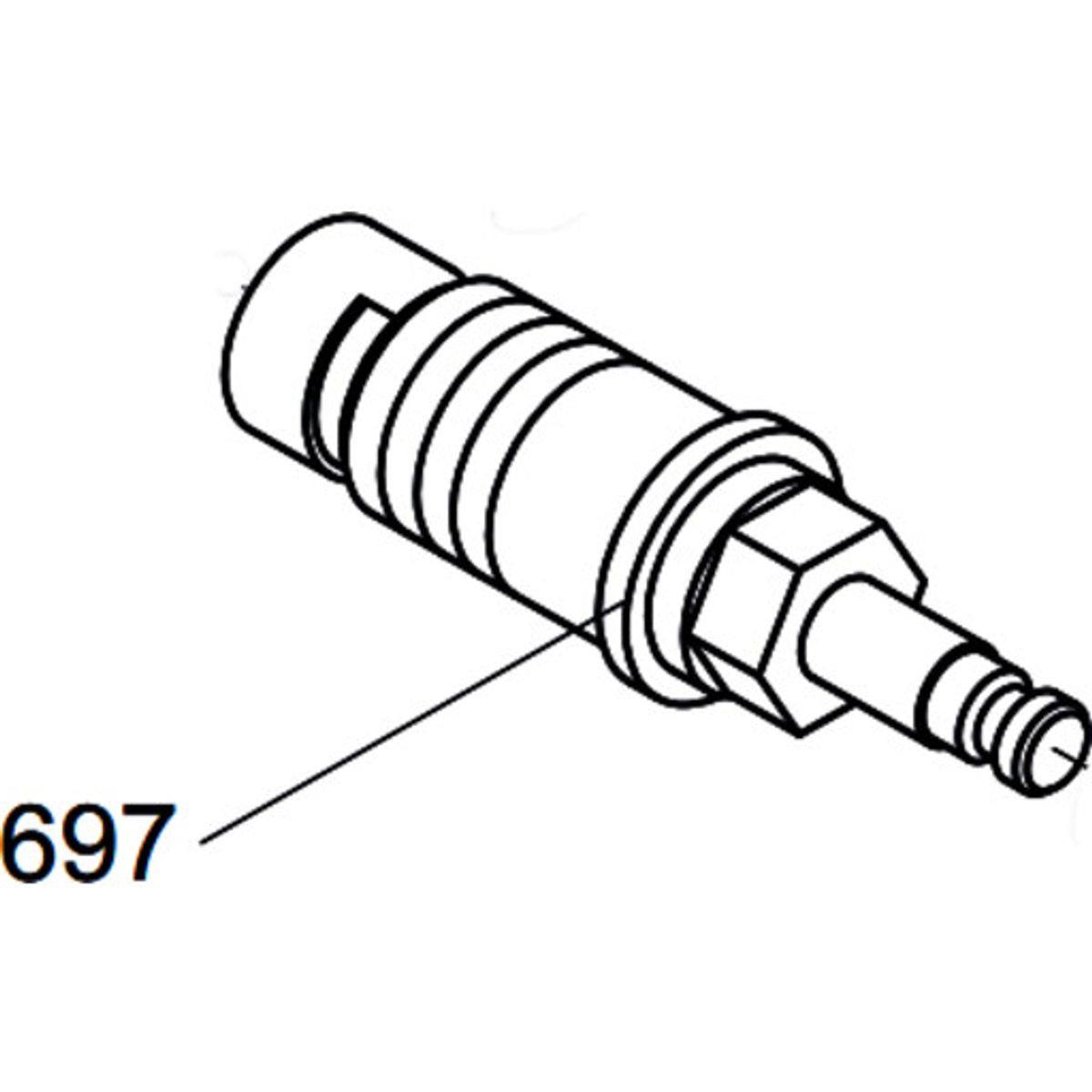 Vola ventil VR697K - venstre