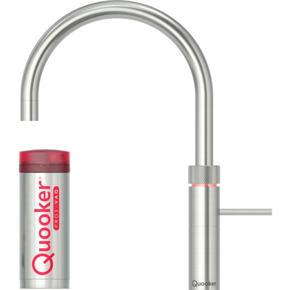 Quooker Fusion Round sæt, 3 liter, rustfrit stål