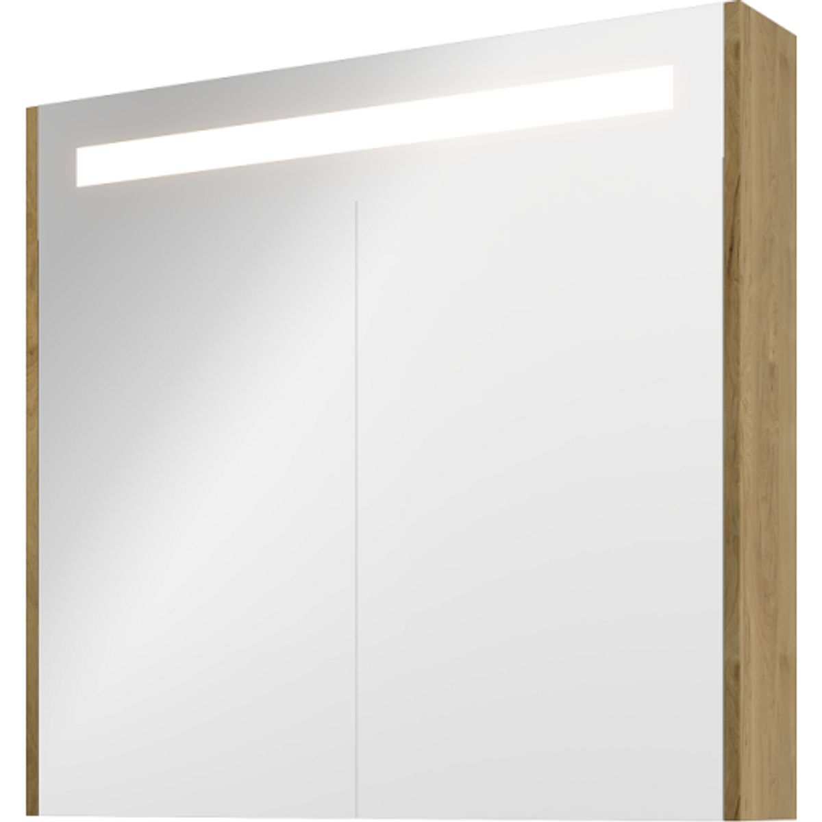 Sanibell Proline LED spejlskab, 80x74 cm, ideal eg