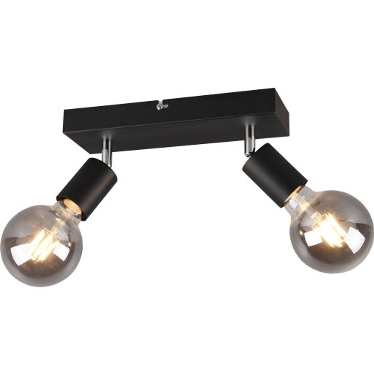 Trio Lighting Vannes spotlampe, 2 spots, sort