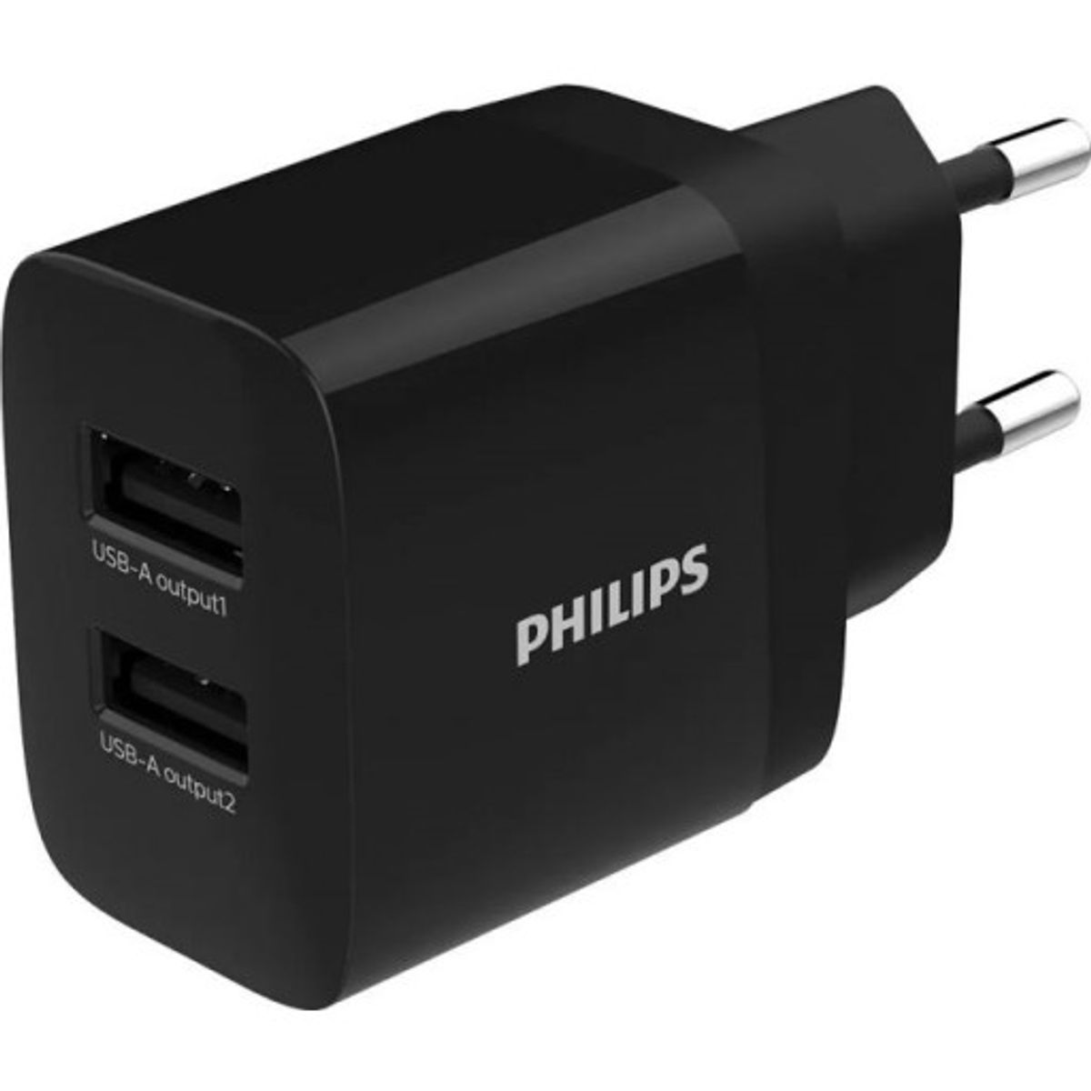 Philips adapterstik, 2xUSB-A