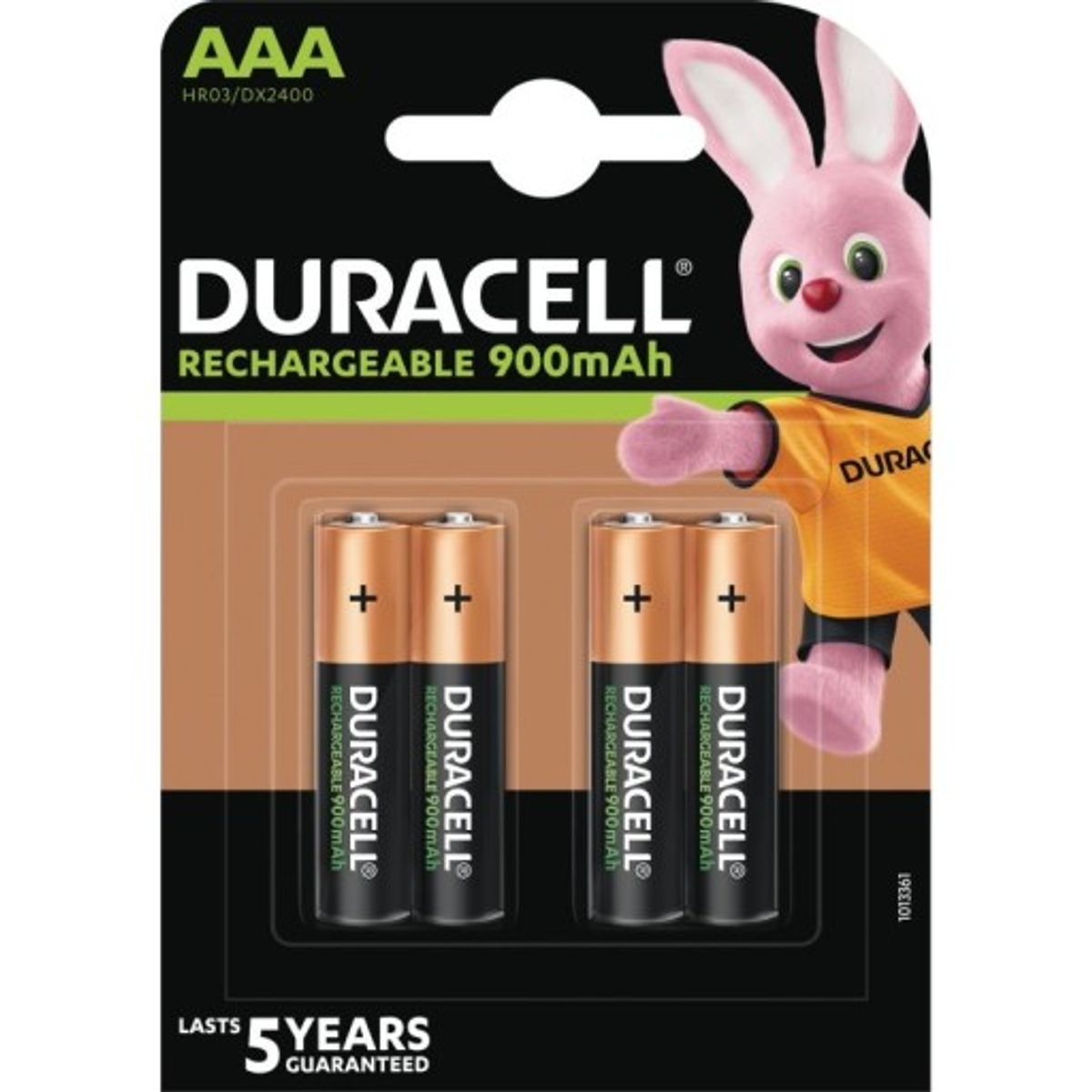 Duracell AAA genopladelige batterier, 4 stk.