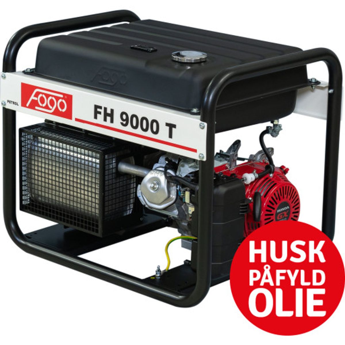 Fogo FH9000T generator 400V/230V 8,7 kVA/6,2 kW, Honda