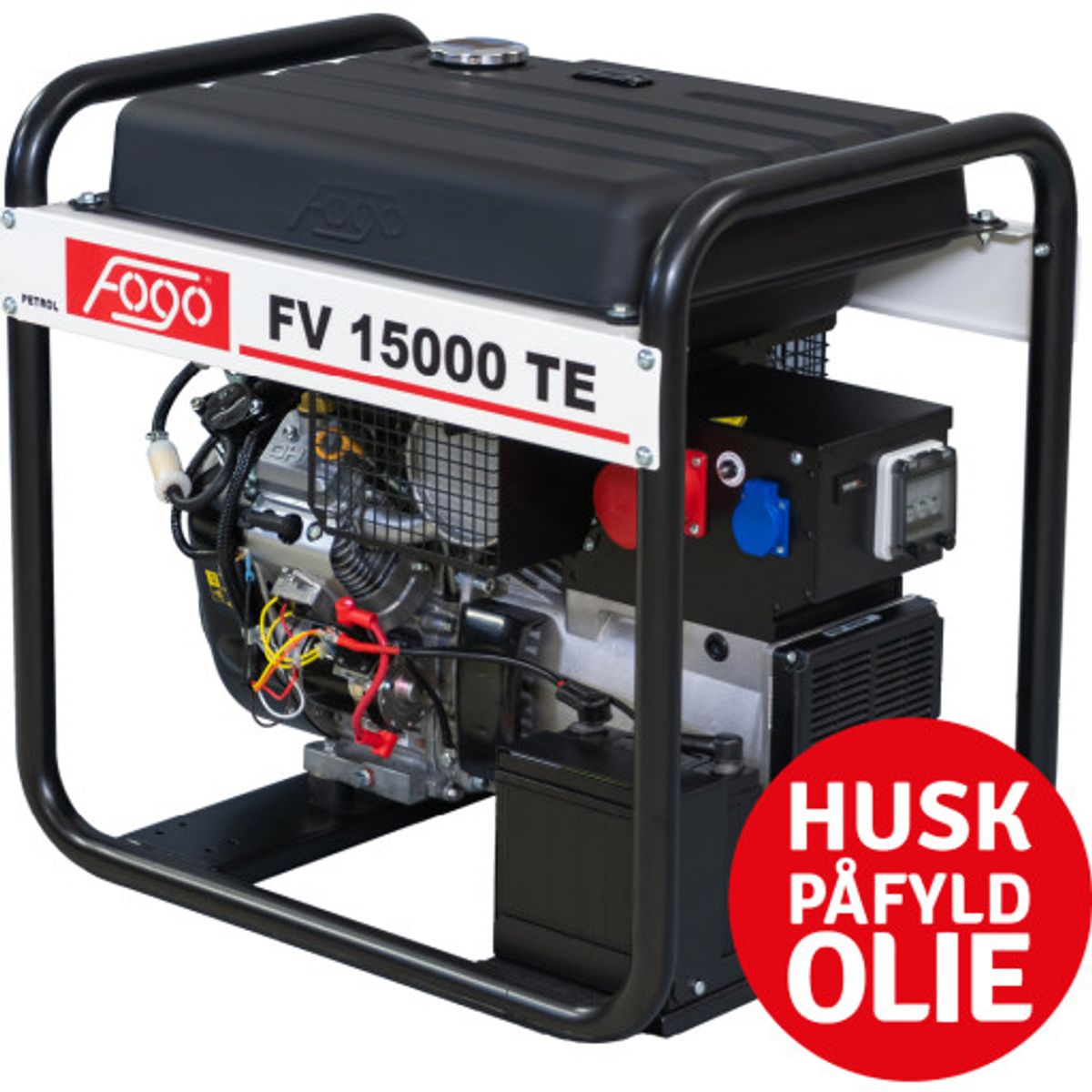 Fogo FV15000TE generator 400V/230V, 14,5 kVA/6,0 kW Vanguard