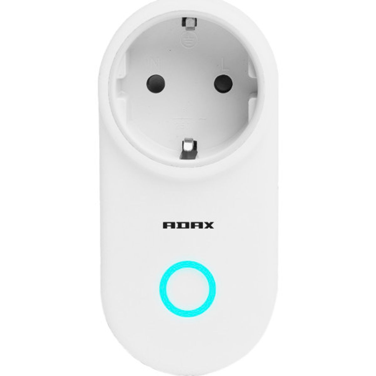 Adax Smart Plug stikkontakt, Wi-Fi & Bluetooth, hvid