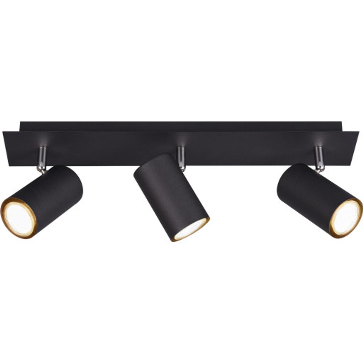 Trio Lighting Marley spotlampe, 3 spots, sort