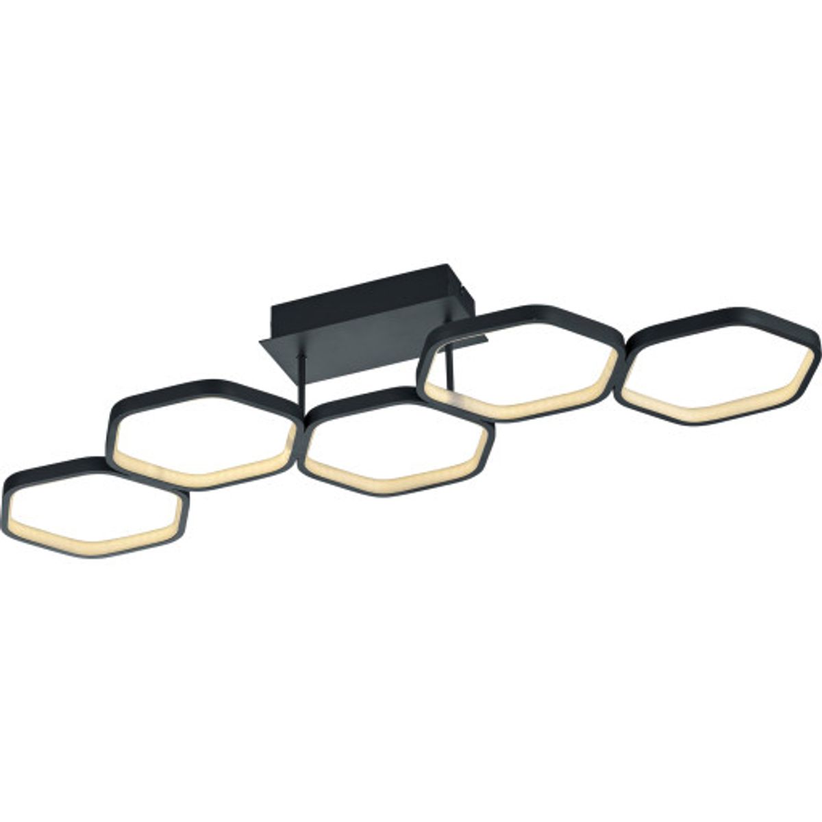 Trio Lighting Vigo loftlampe, sort