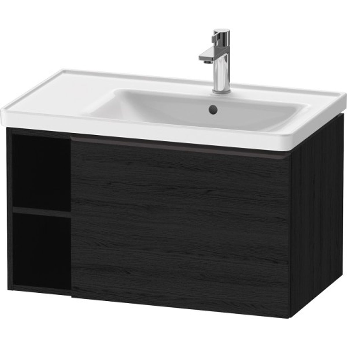 Duravit D-Neo underskab, 78,4x45,2 cm, sort eg