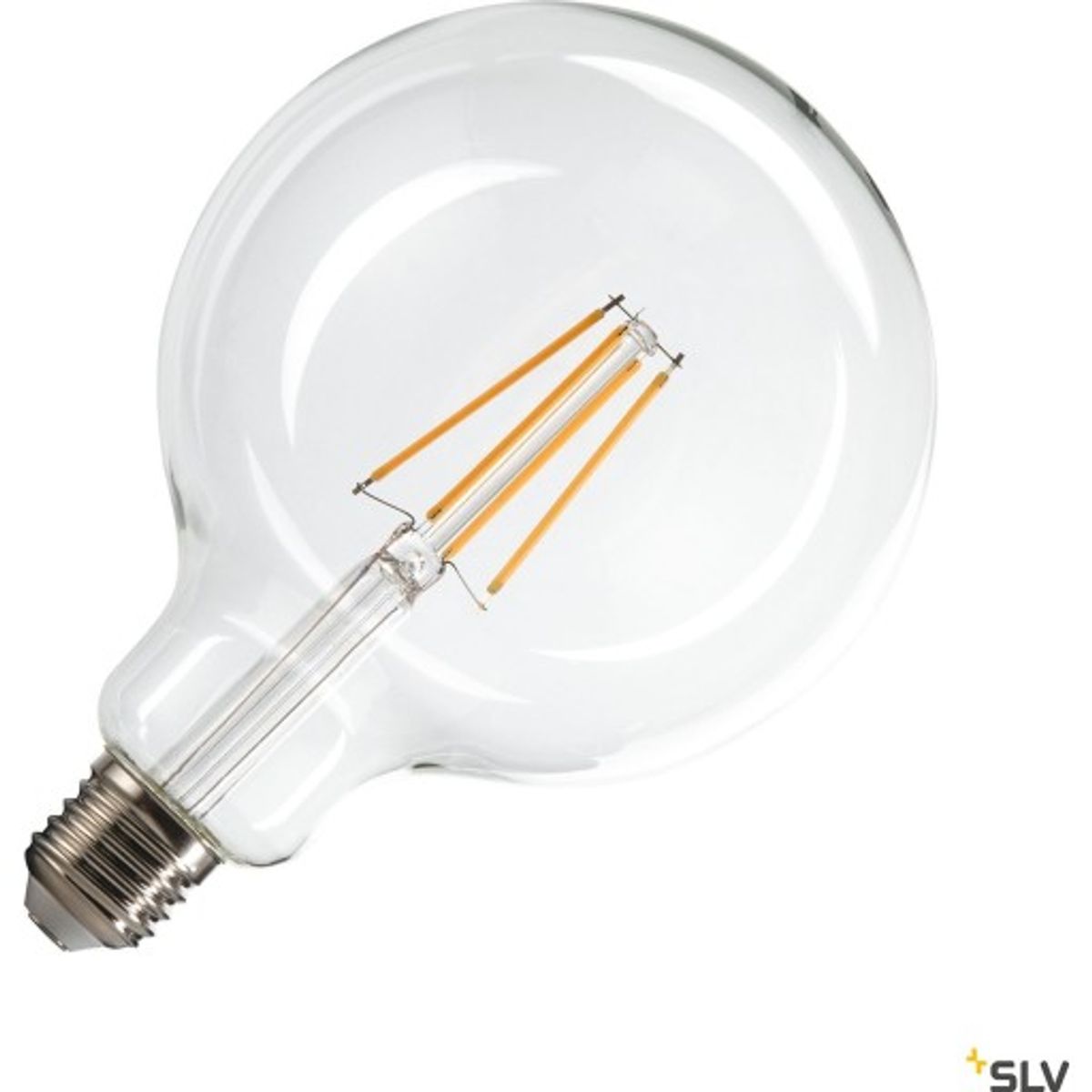 G125 E27, LED-lyskilde gennemsigtig 7,5W 2700K CRI90 320°