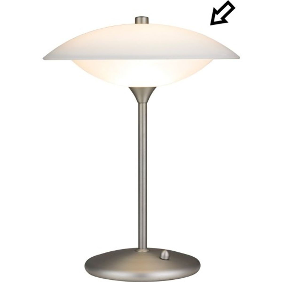 Halo Design reserveglas til Baroni bordlampe, øverste skærm, Ø30 cm