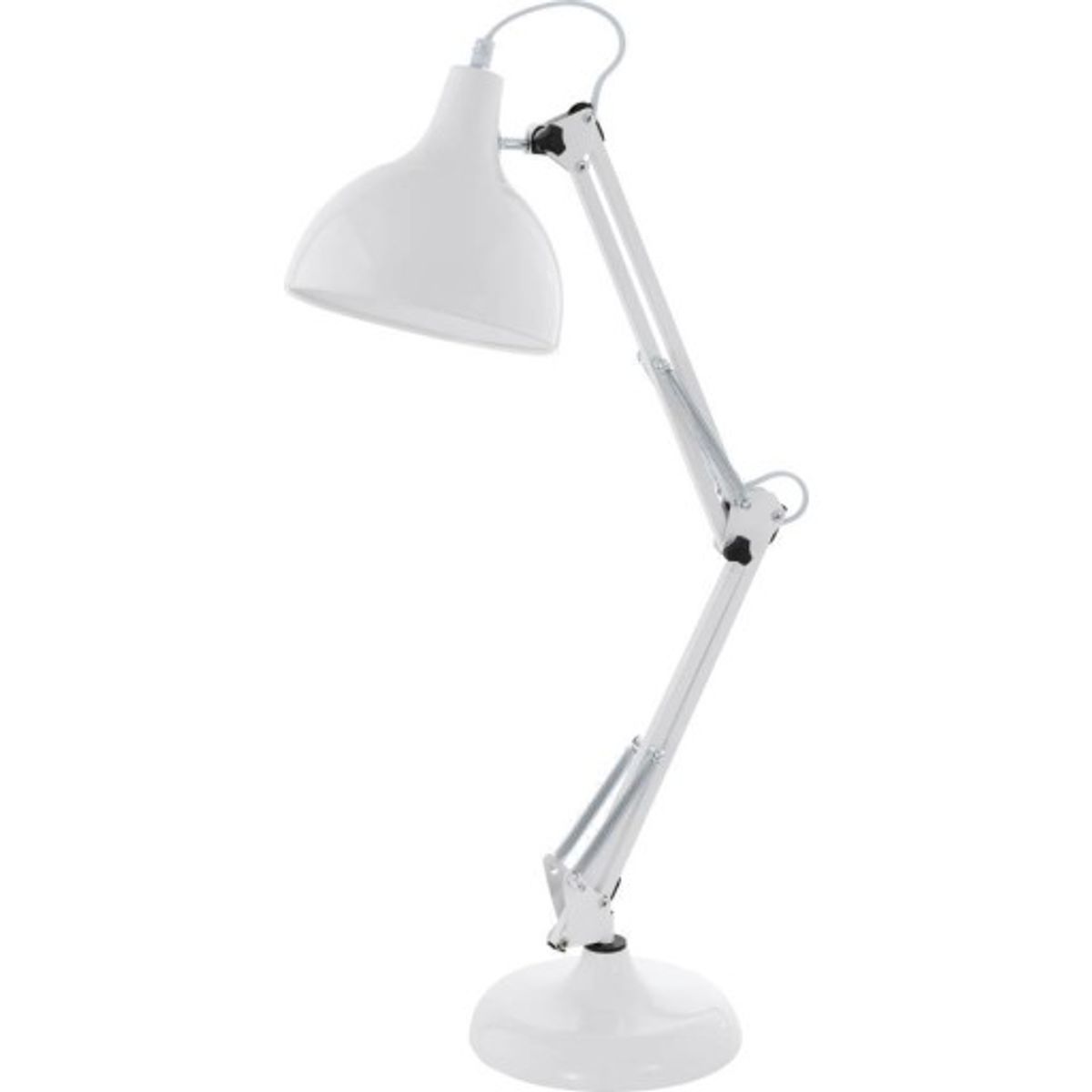 Eglo Borgillio arkitektlampe, hvid