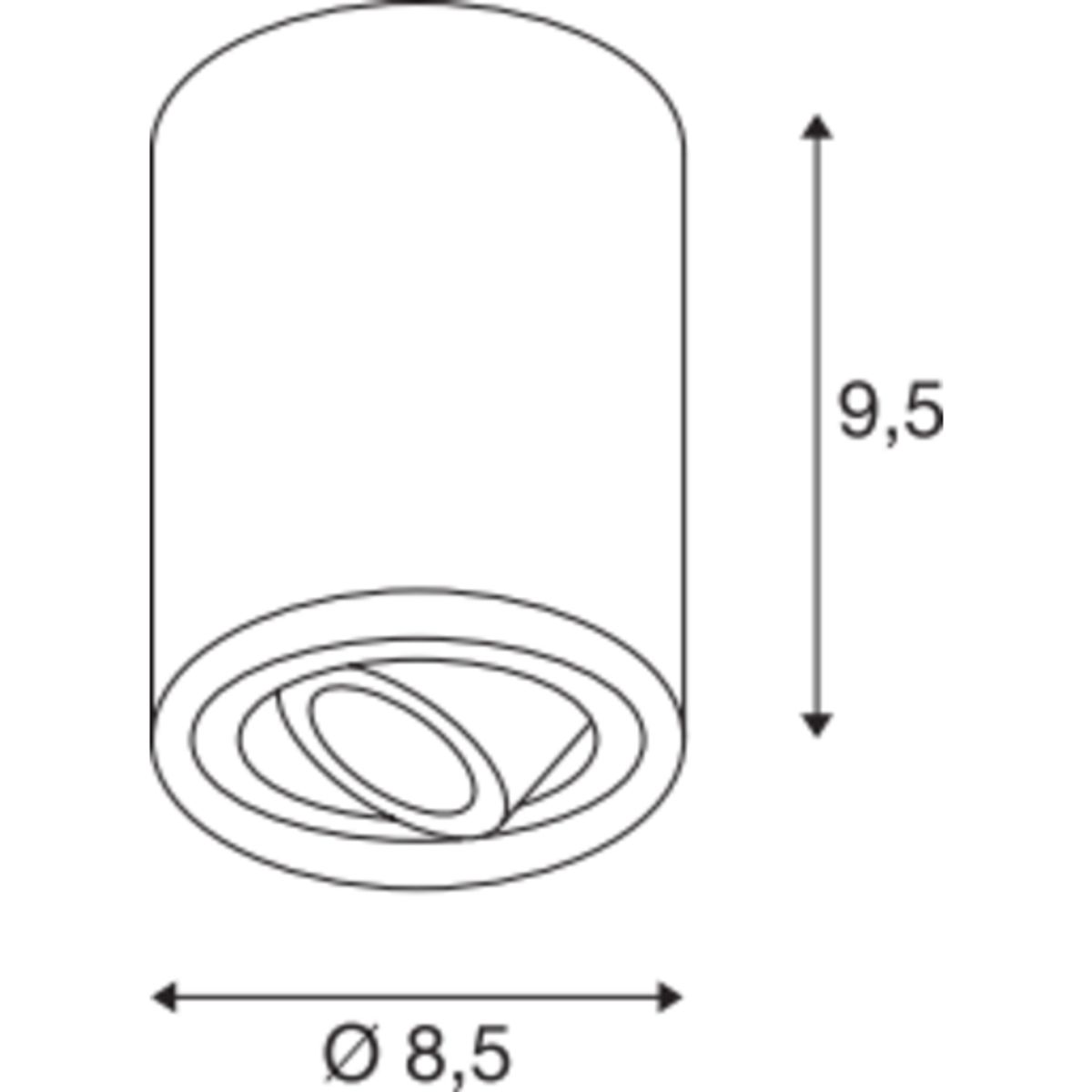 TRILEDO CL, QPAR51, hvid, maks. 10W