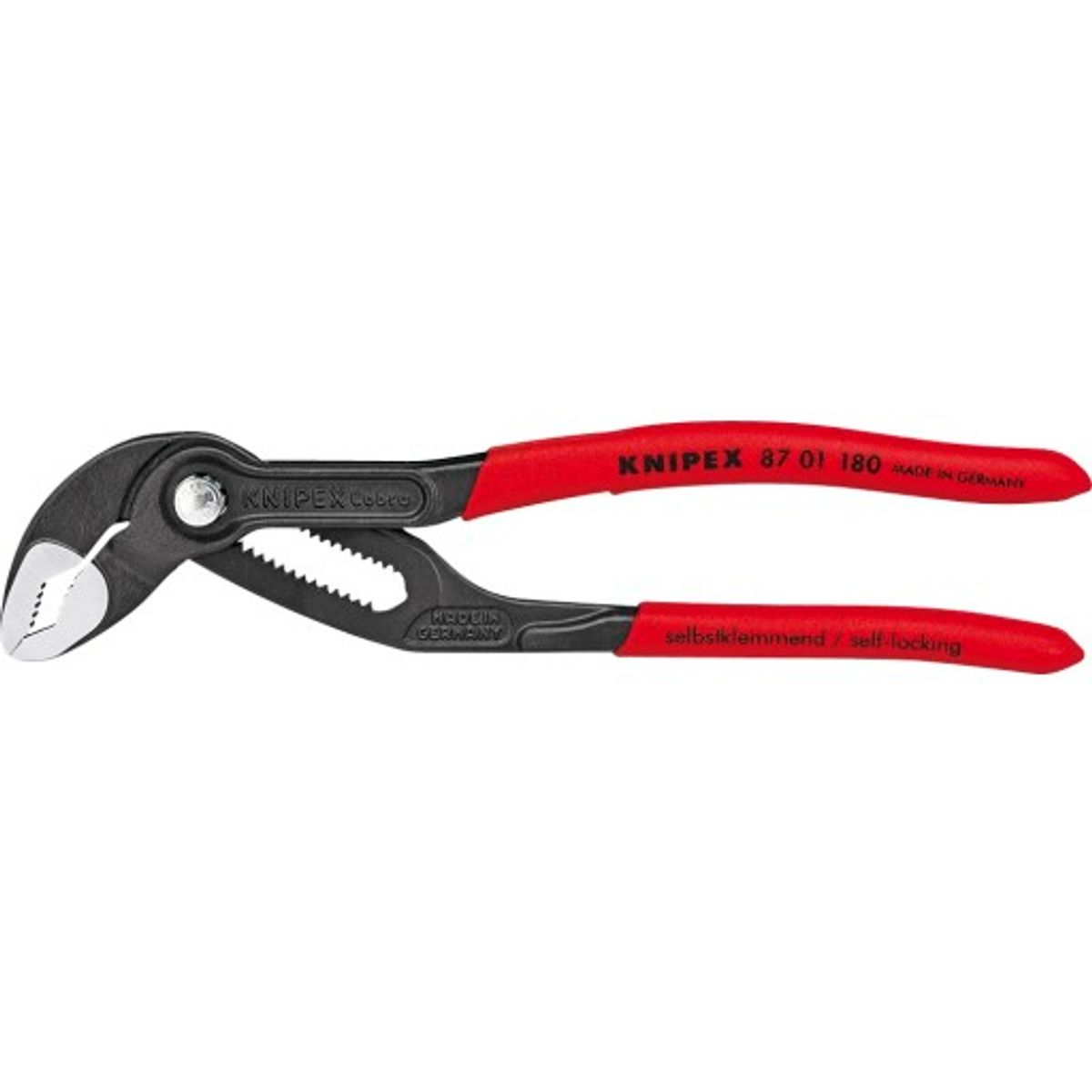 Vandpumpetang 180 mm Cobra dyppet greb, Knipex 8701-180