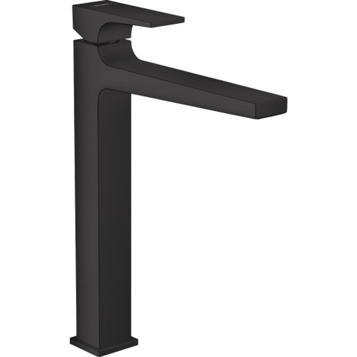 HANSGROHE etgrebsbatteri 204mm tud 1hul t/hv m/push-open black