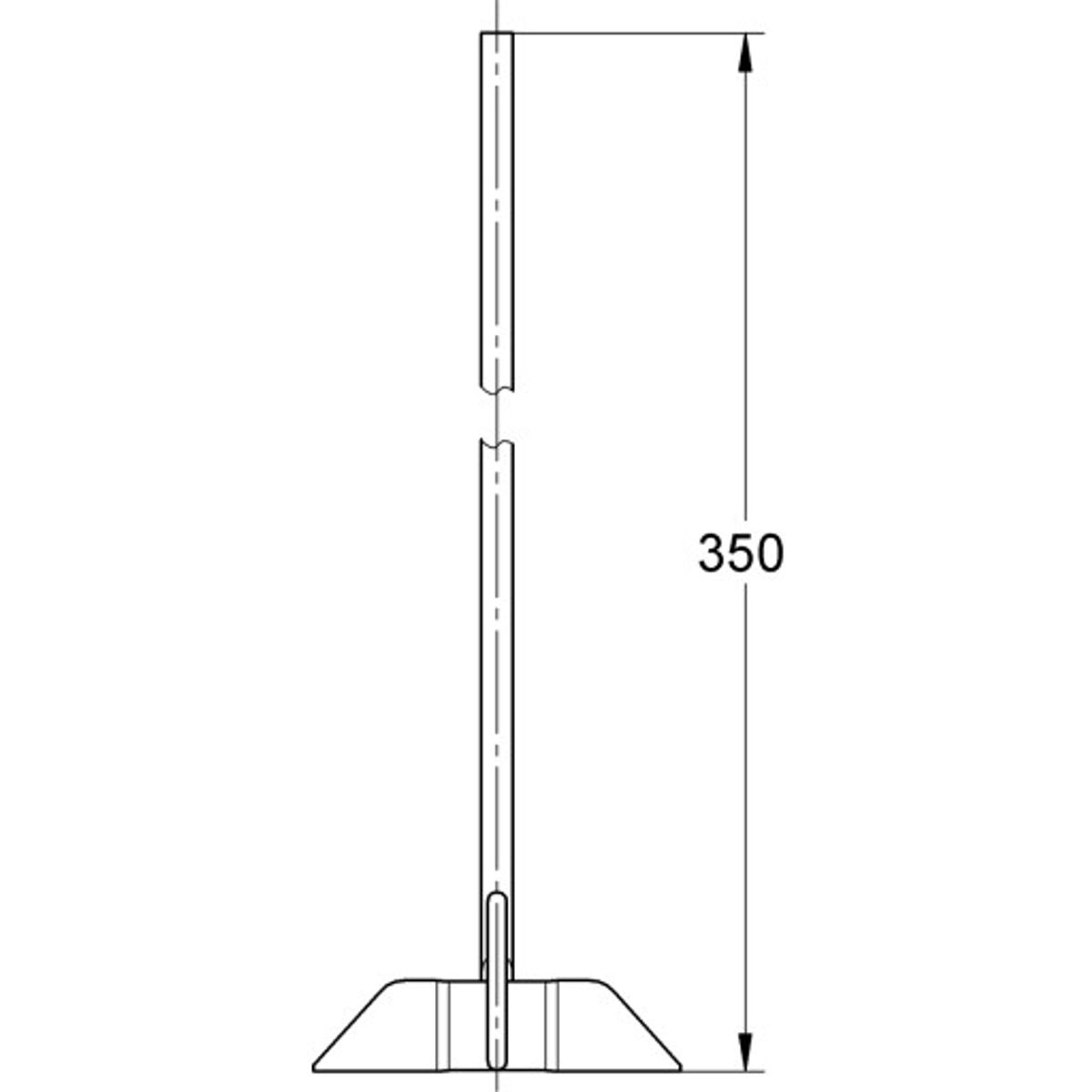 Dal trykstang universal 350 mm