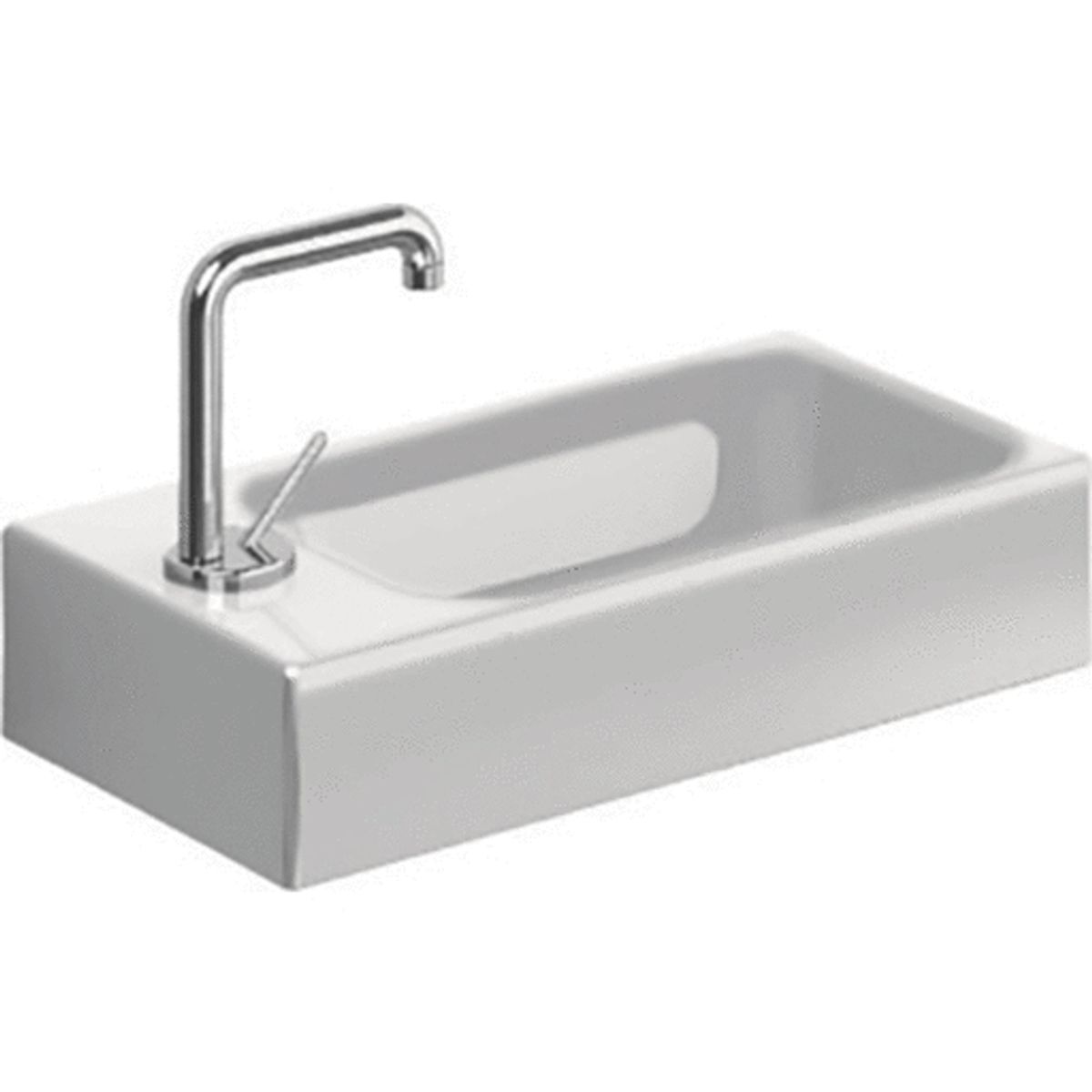 Lavabo Cento håndvask, 45x24 cm, hvid