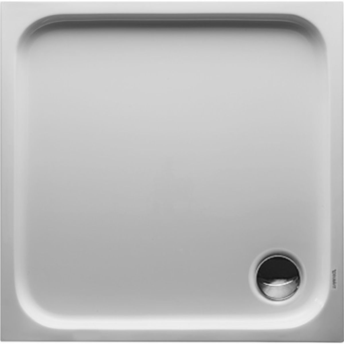 Duravit D-Code kabinekar, 80x80 cm, hvid