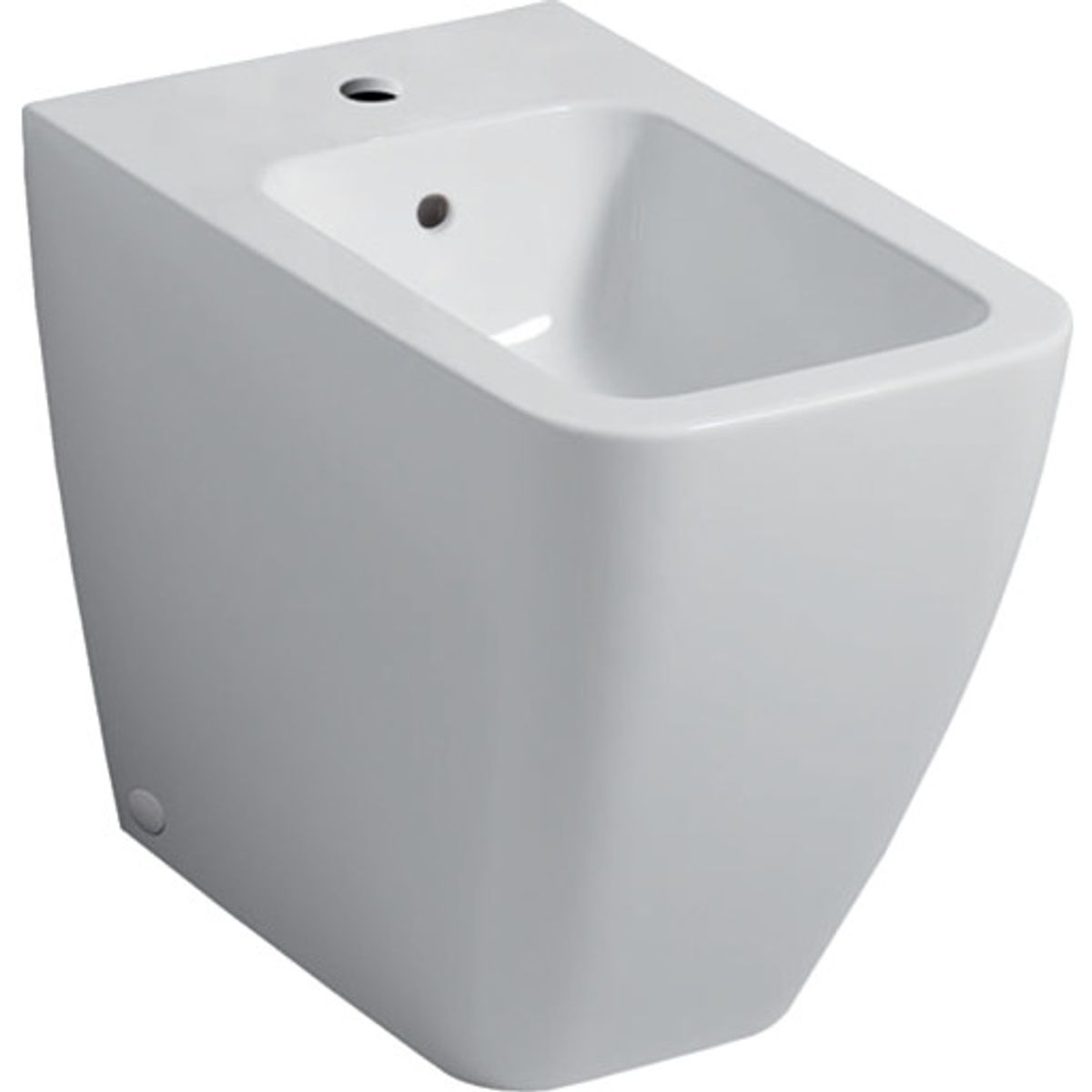 GEBERIT bidet 355x560x400mm hh midt u/armatur porcelæn KeraTect