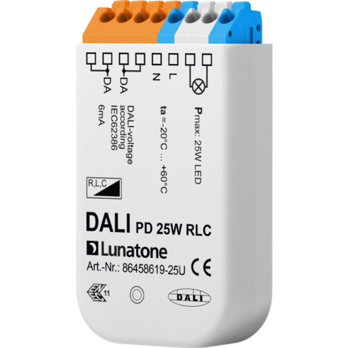 DALI PD 3-25W UNI-DIMMER RLC