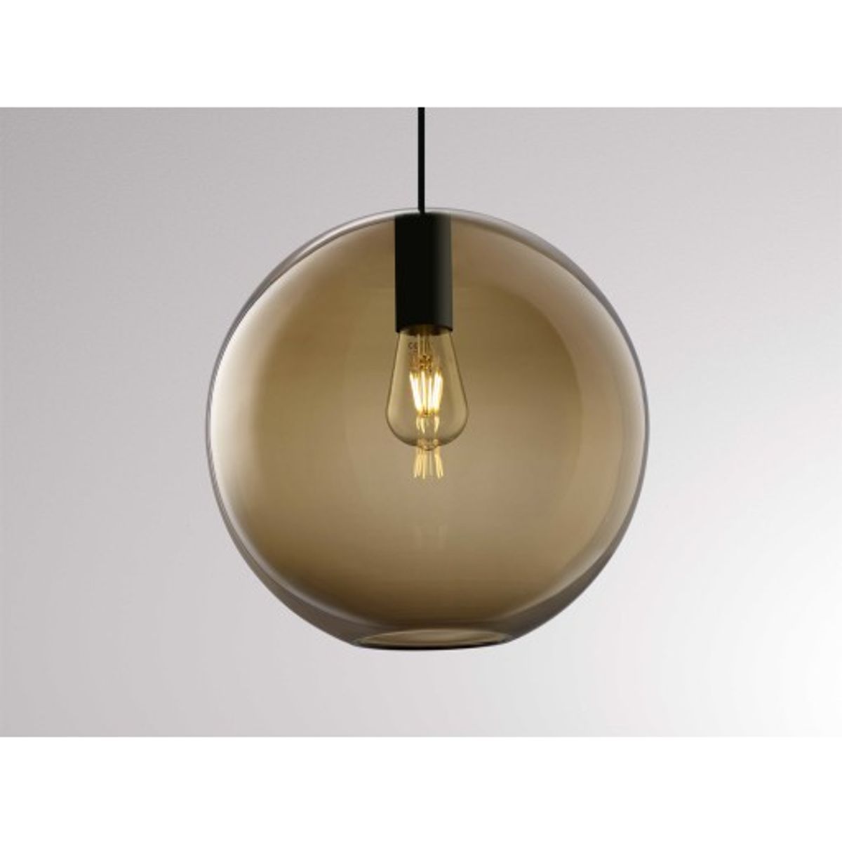 Loon Mini Ball PD brun excl. lyskilde. Max 1x4W E14 LED retrofit