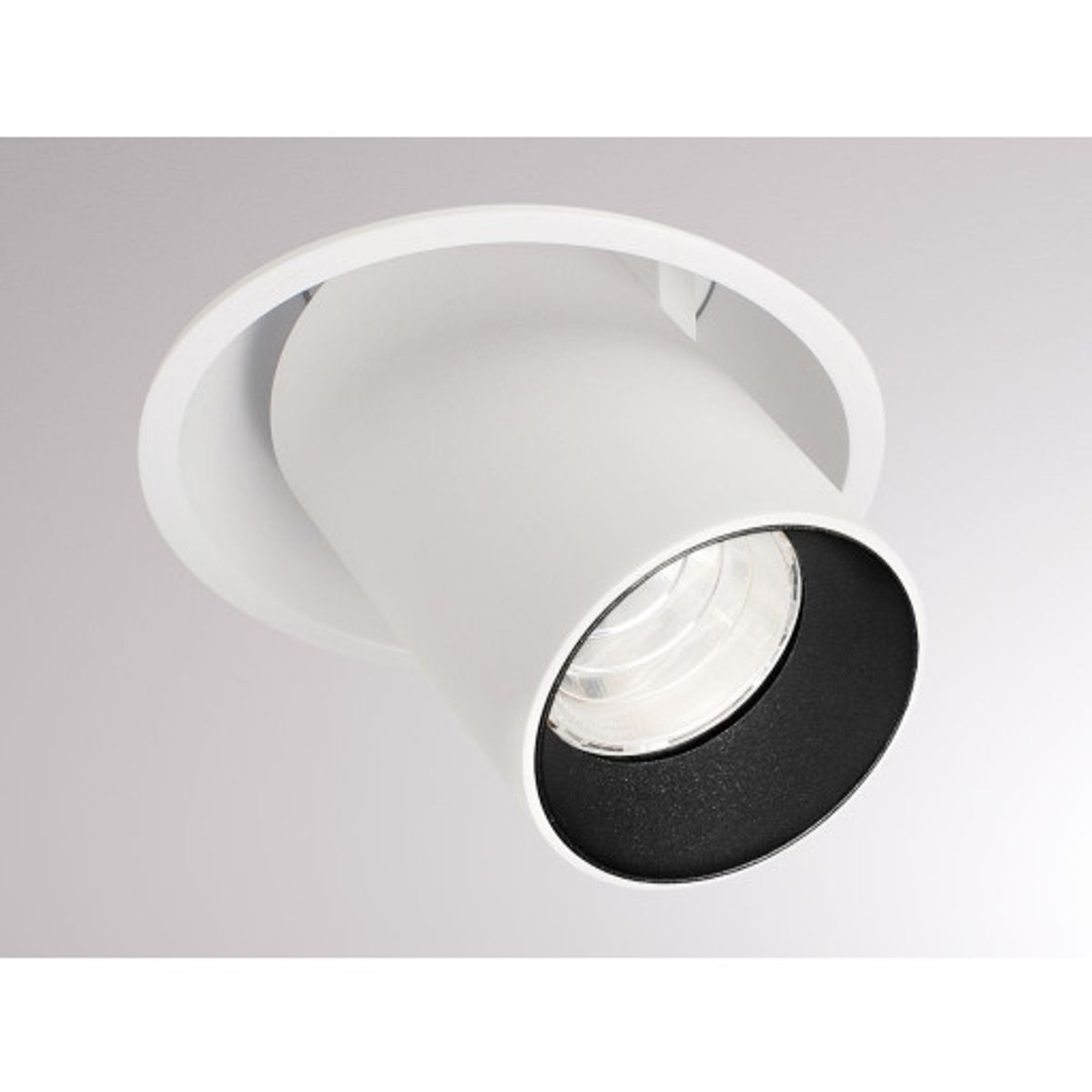 Elix downlight hvid/sort 9W 2700K excl. driver max 500mA 650lm