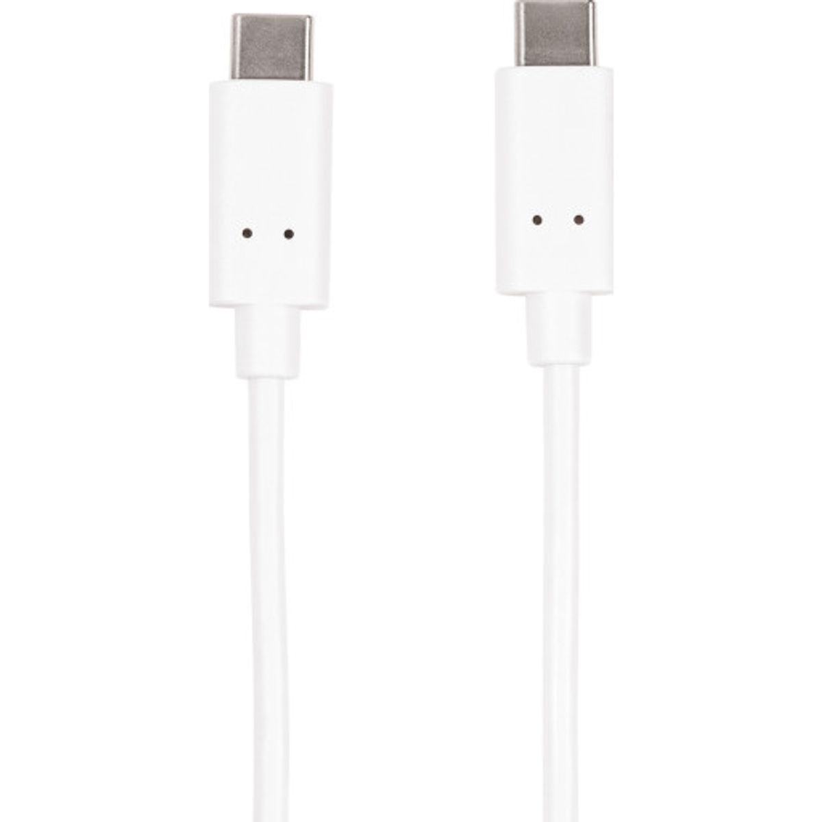 Vivanco ladekabel USB-C til USB-C hvid, 0,5 meter