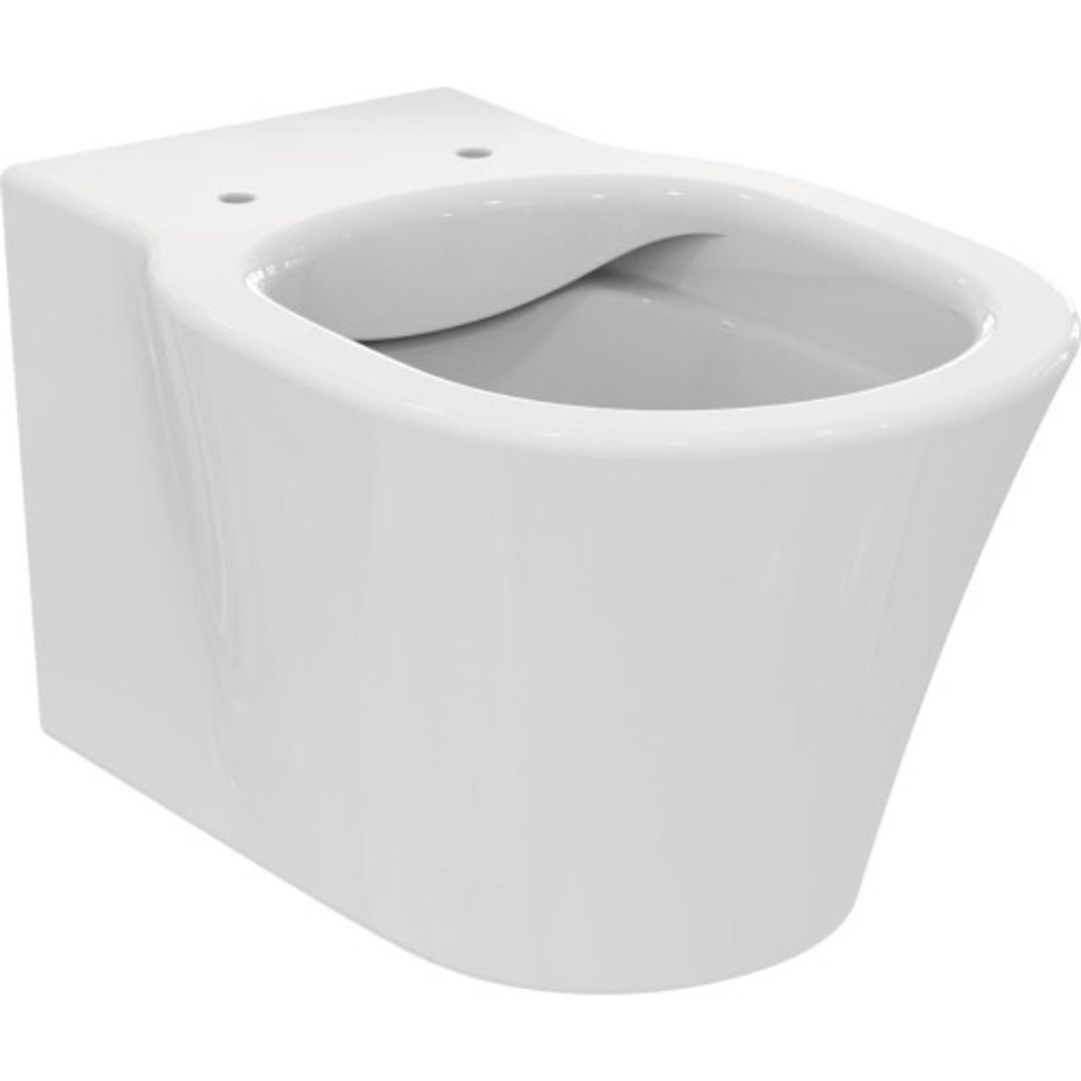 Ideal Standard Connect Air væghængt toilet, uden skyllekant, rengøringsvenlig, hvid