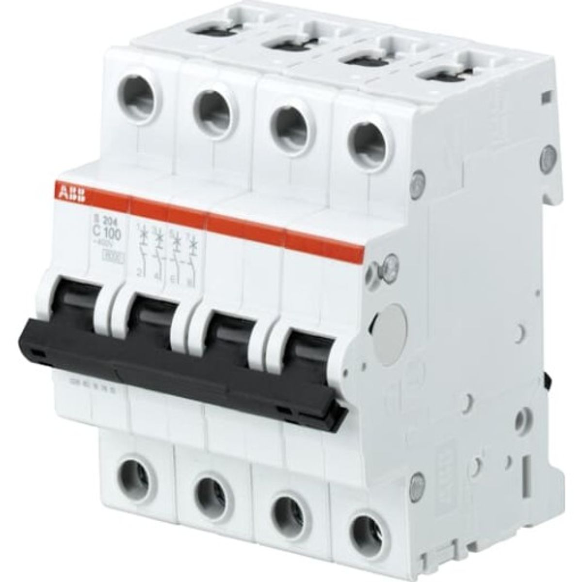 Automatsikring B 80A 4P, 6kA, S204-B80