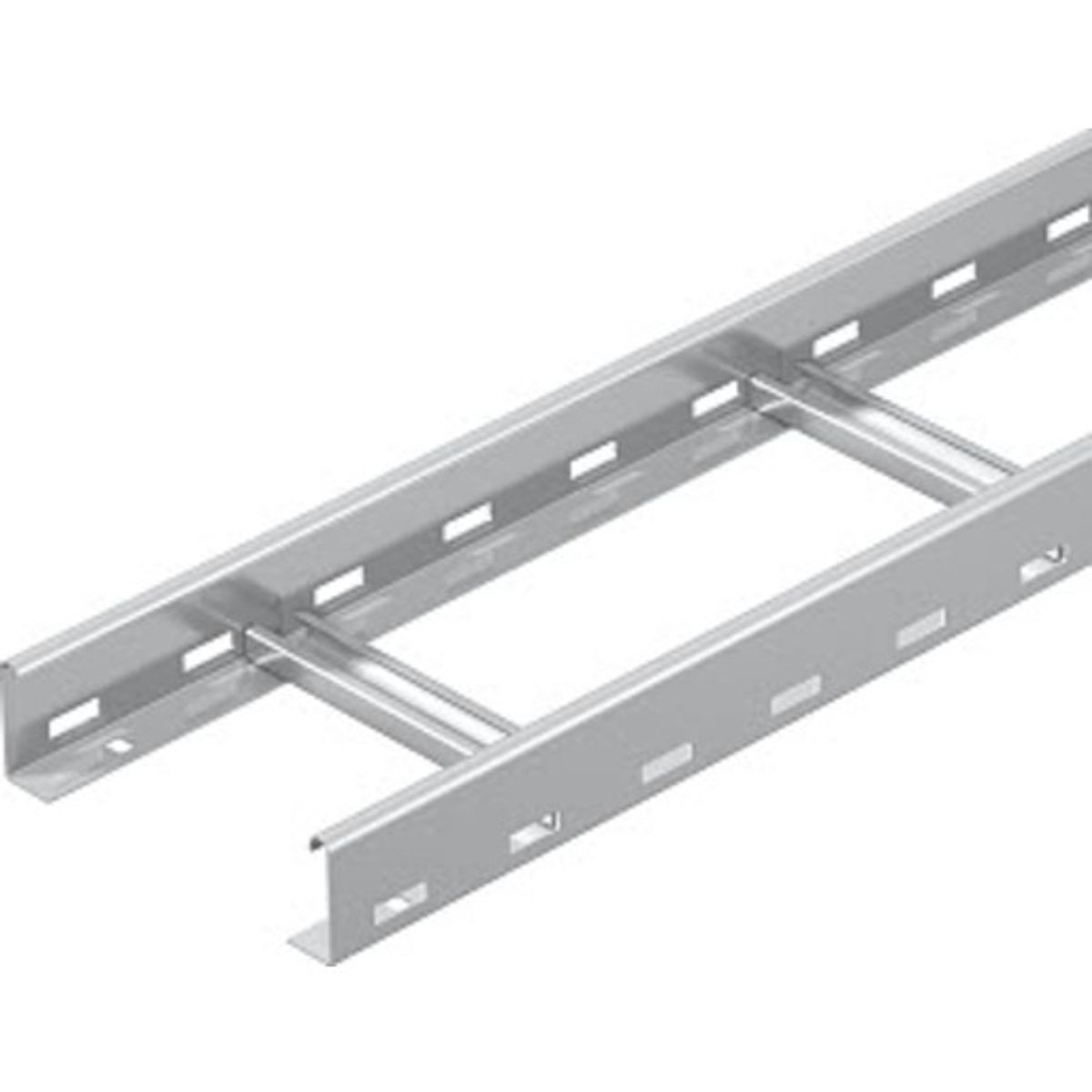 6 meter Kabelstige 60x300 Perforeret med VS-trin LG 630 VS6 rustfri stål A2