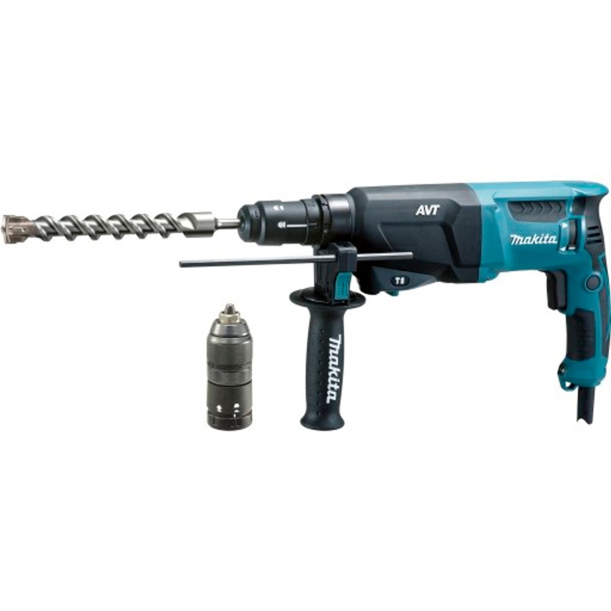 Makita SDS+ bore-/mejselhammer m.ekstra borepatron - 800w/230V