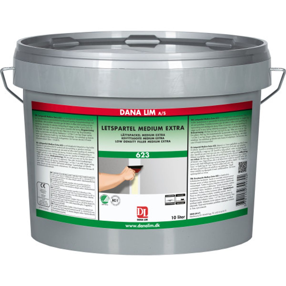 Letspartel medium ekstra 623 - 10Liter