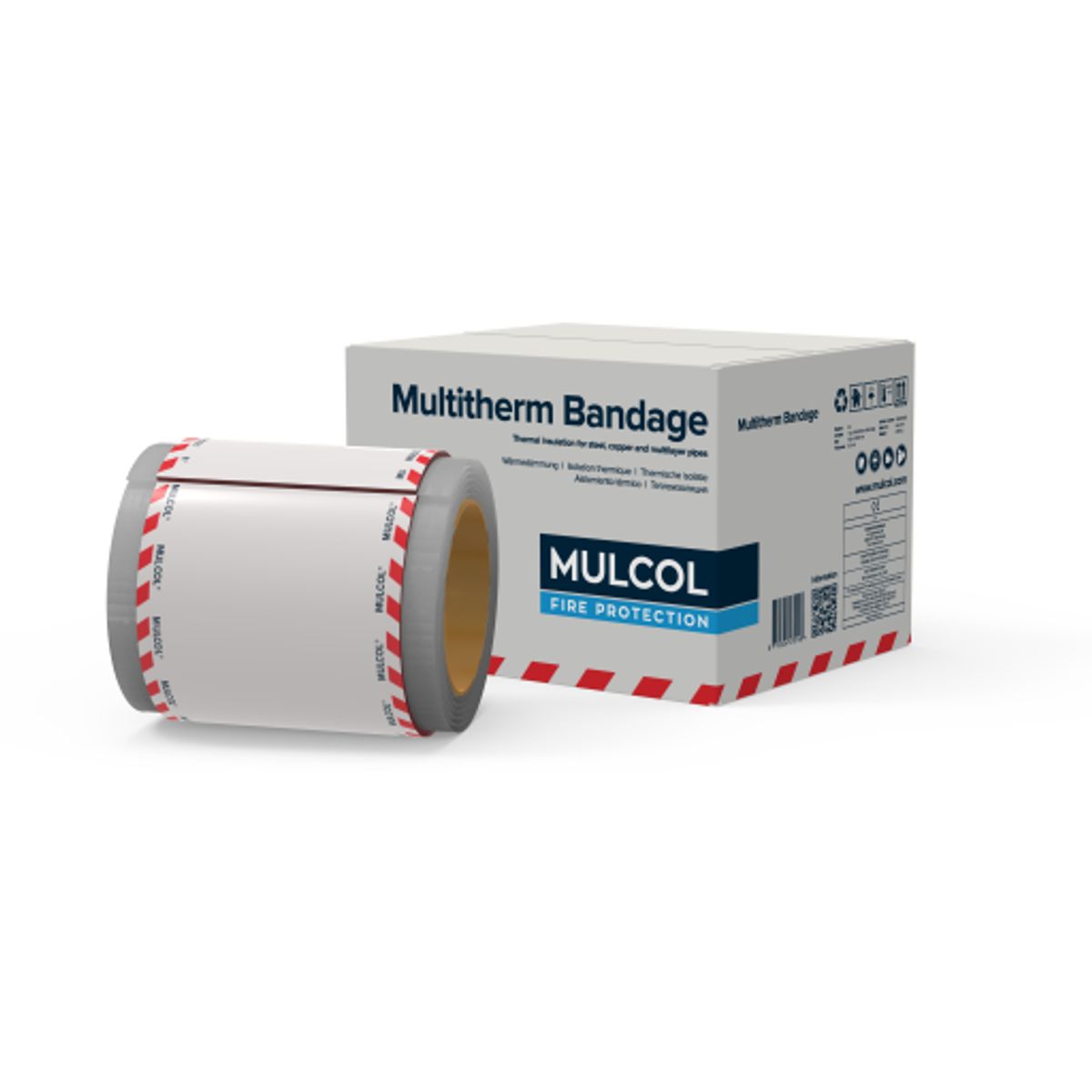 ARMADAN Mulcol brandbandage 3000x150mm grafit brun