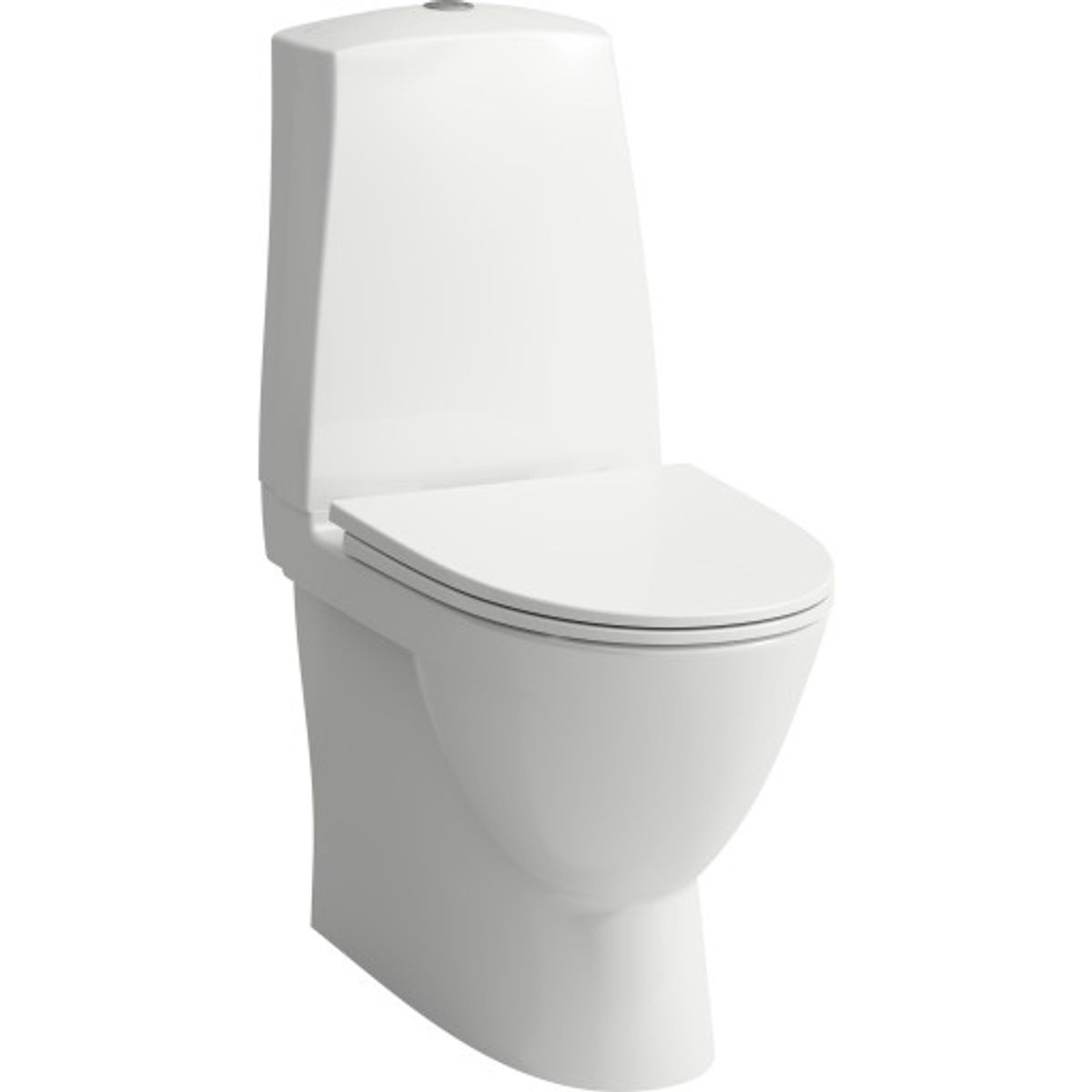 Laufen Pro-N toilet, uden skyllekant, hvid