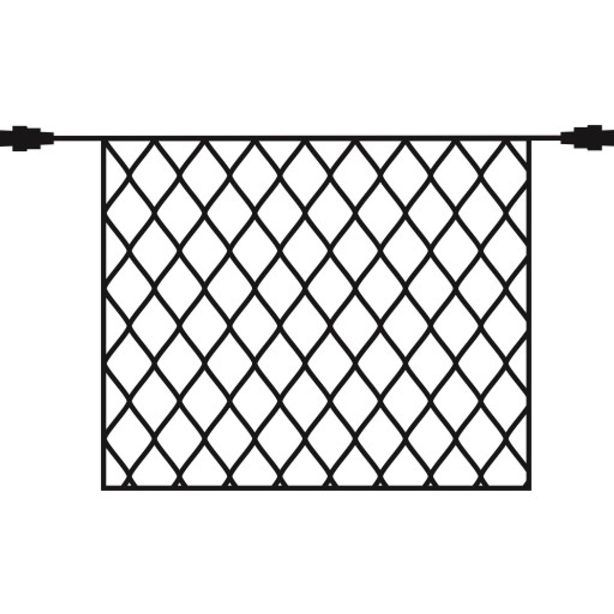 Sirius Tech-Line udendørs lysnet, 168 varm hvide lys, 1,7x1,4 meter, forlænger