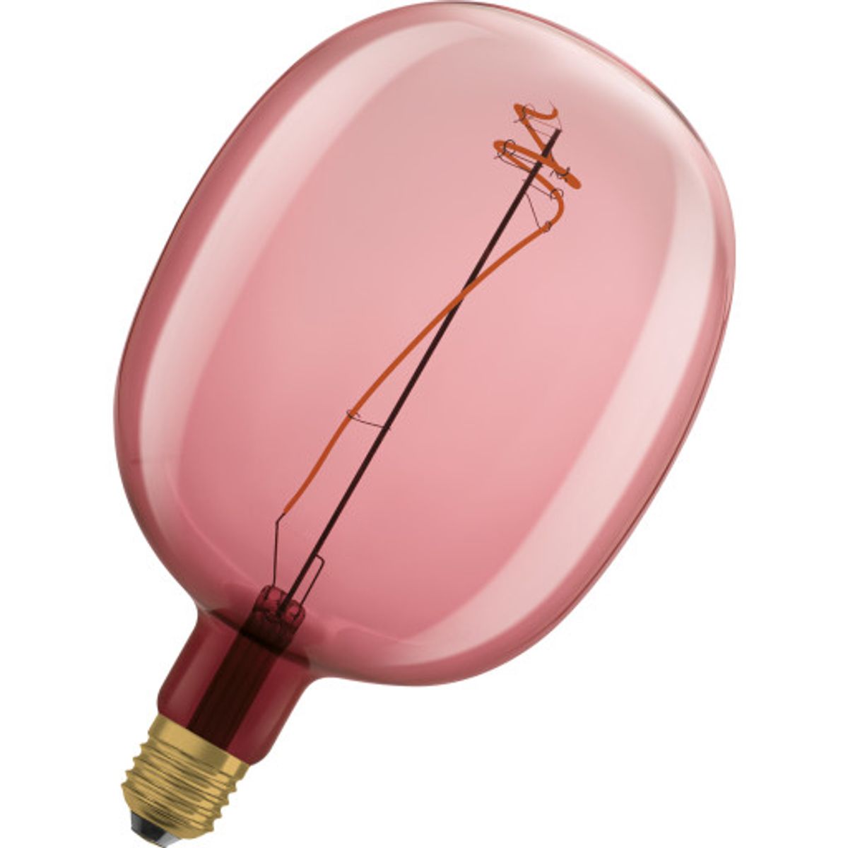 Ledvance Vintage 1906 E27 globepære, 4,8W, pink