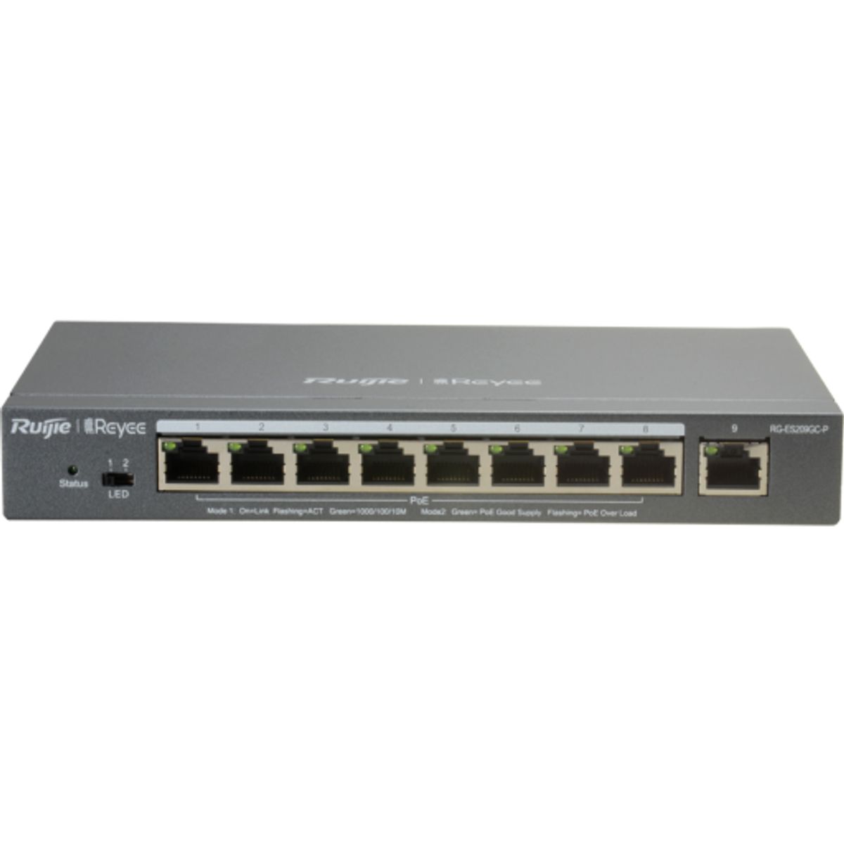 Reyee Managed PoE switch 8port + Up-link