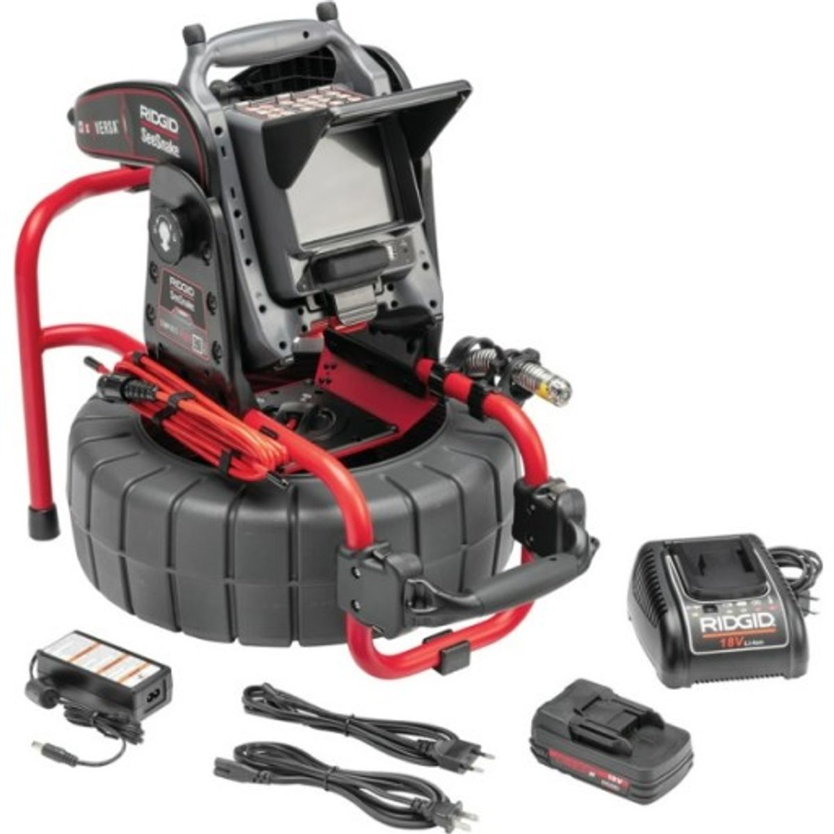 RIDGID Seesnake Compact M40-system med Cs6x Versa skærm, 18 V