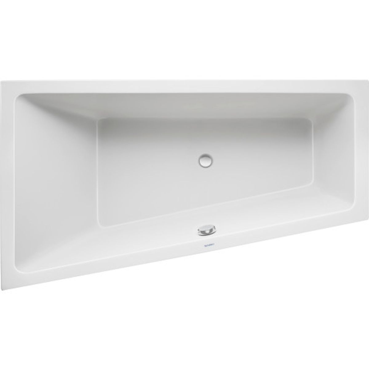 Duravit No.1 badekar, 170x100 cm, venstre, hvid