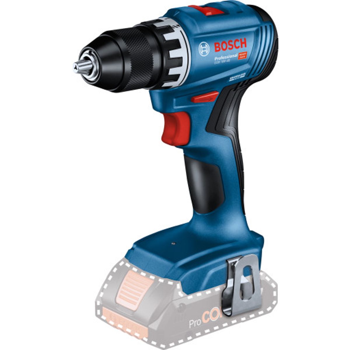 Bosch GSR18V-45C bore-skruemaskine u. batteri