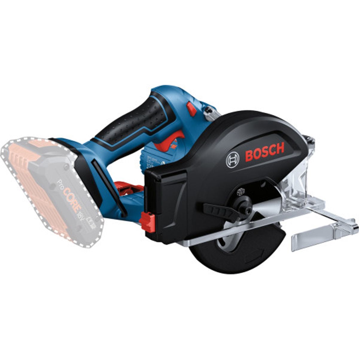 Bosch GKM18V-50 metalrundsav u. batteri