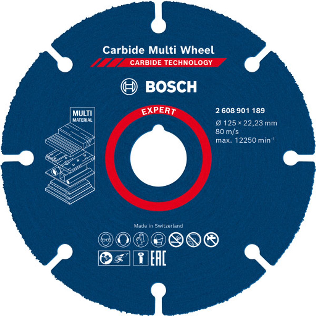 Bosch Expert Carbide multi skæreskive Ø125